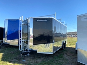 Enclosed Trailer With Ladder Racks 