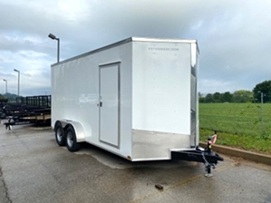 Enclosed Trailer  Enclosed Trailer. Dual tandem v nose rzr trailer 