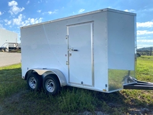 Enclosed Trailer 12 foot By Gator  Enclosed Trailer 12 foot By Gator. Gatormade 6x12 white tandem enclosed trailer 